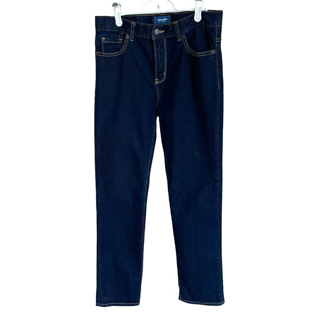 OLD NAVY Skinny Jeans Comfort Stretch Dark Wash Blue Women's Size 10